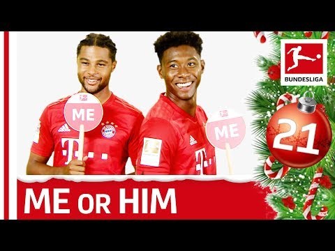 Alaba and Gnabry about Dancing, Swag & More - Me or Him - Bundesliga 2019 Advent Calendar 21