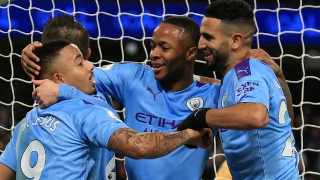 Manchester City 3-1 Leicester City: Champions come from behind to win
