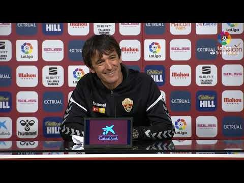 Rueda de prensa de  Pacheta tras el Albacete BP vs Elche CF (0-1)