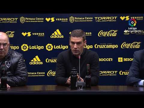 Rueda de prensa de  Luis Carrión tras el Cádiz CF vs CD Numancia (2-4)