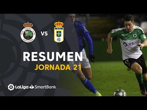 Resumen de Real Racing Club vs Real Oviedo (1-1)