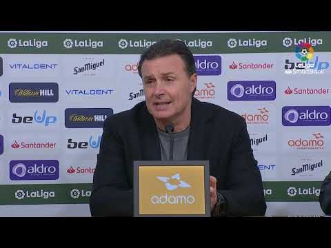 Rueda de prensa de  Cristóbal Parralo tras el Real Racing Club vs Real Oviedo (1-1)