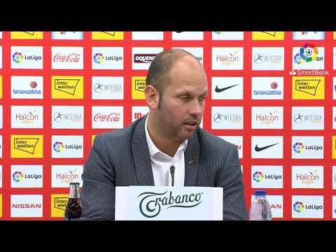 Rueda de prensa de  José Alberto López tras el Real Sporting vs Extremadura UD (0-1)