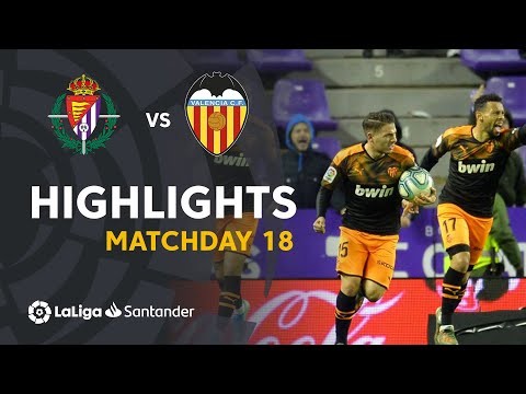 Highlights Real Valladolid vs Valencia CF (1-1)