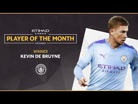 Etihad Player of the Month | Kevin De Bruyne | November