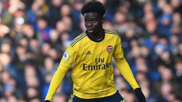 Bukayo Saka: Arsenal teenager weighs up international options