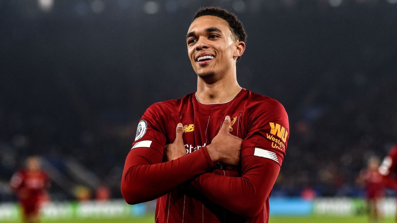 Brendan Rodgers hails 'phenomenal' Trent Alexander-Arnold after Liverpool rout Leicester