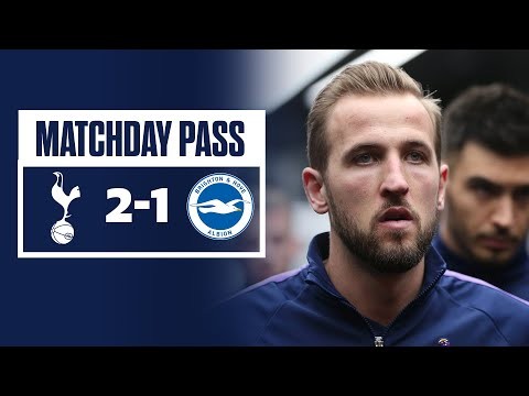 MATCHDAY PASS | TUNNEL CAM | SPURS 2-1 BRIGHTON