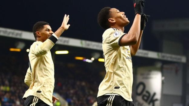 Burnley 0-2 Manchester United: Red Devils up to fifth with victory