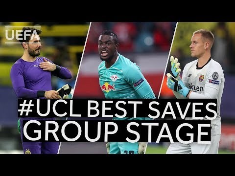 BÜRKI, MVOGO, TER STEGEN: #UCL BEST SAVES Group Stage