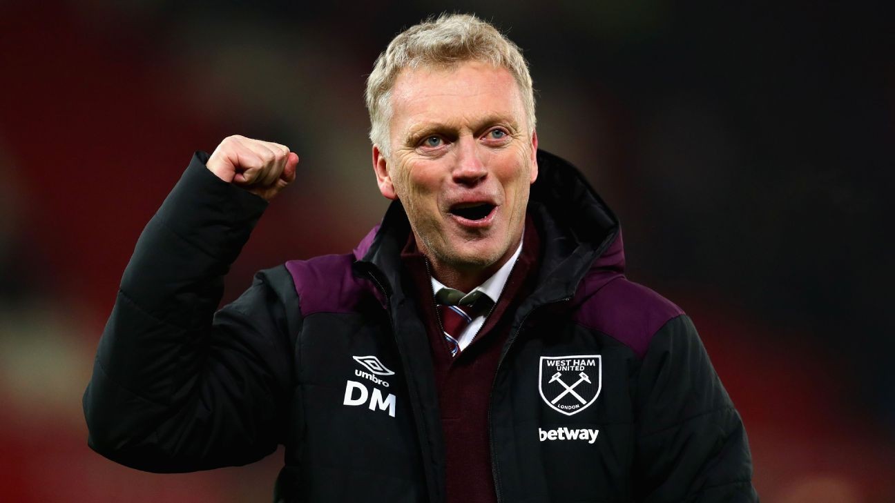 West Ham United appoint David Moyes for second time