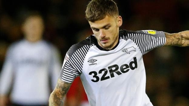 Bristol City recall Jamie Paterson from Derby County loan spell