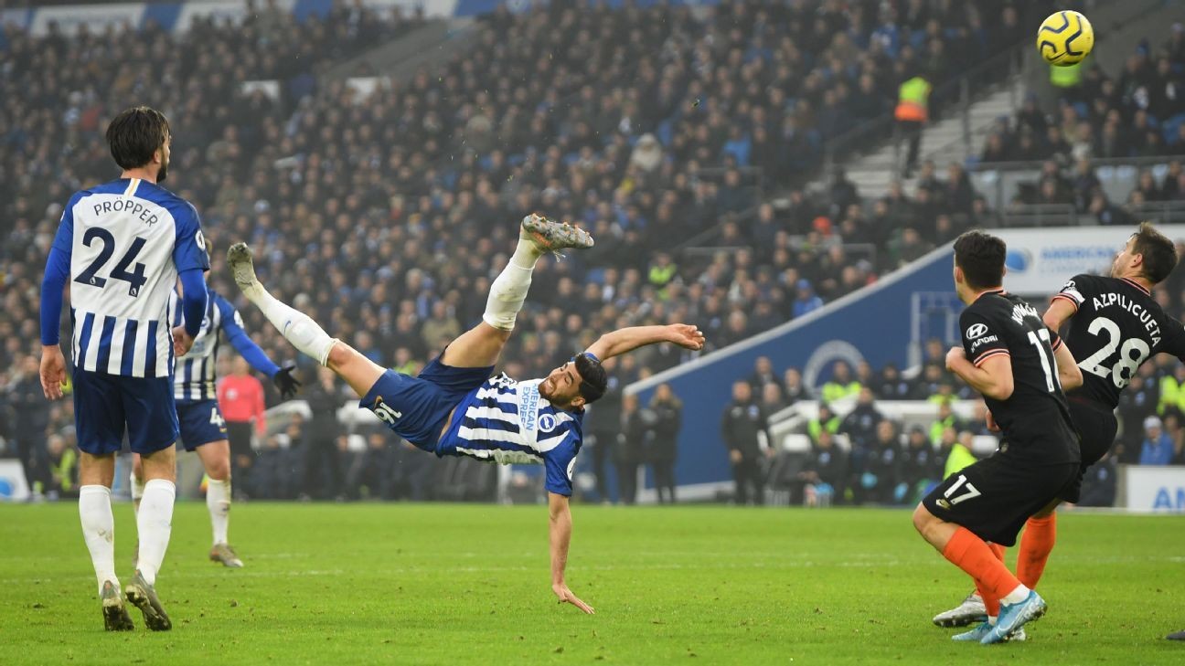 Jahanbakhsh stunner denies Chelsea first win of 2020