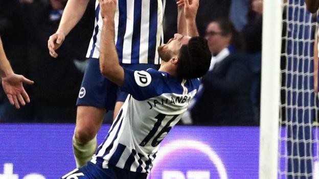 Brighton 1-1 Chelsea: Alireza Jahanbakhsh's stunning effort earns Seagulls point