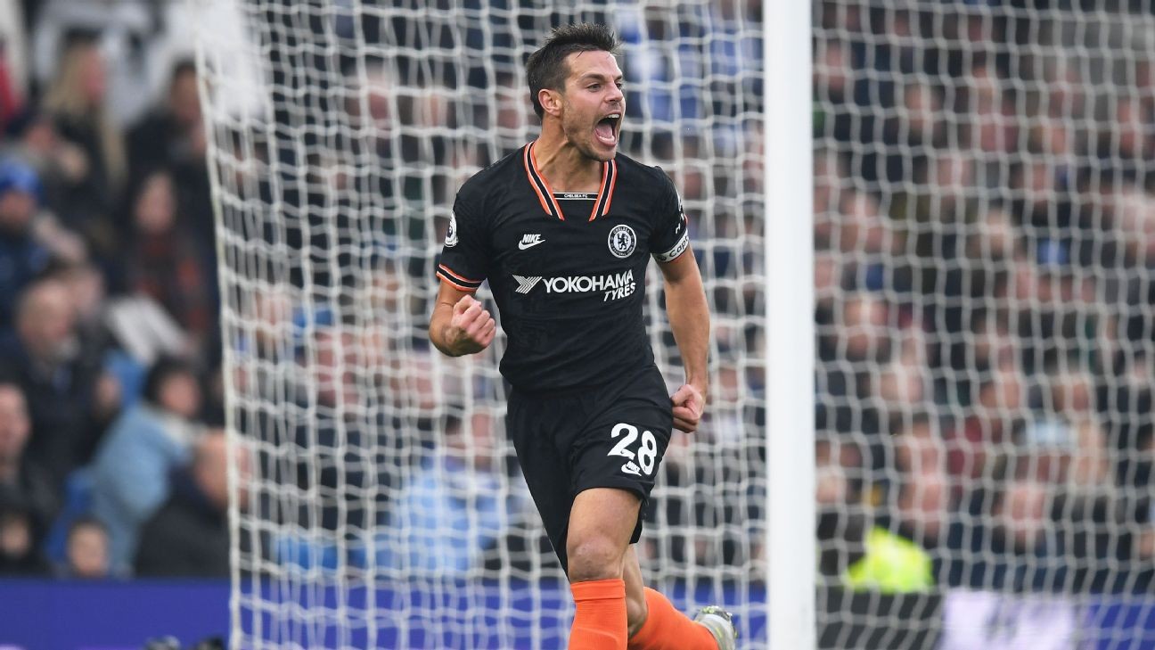 Chelsea saved by 7/10 Kepa and Azpilicueta as Brighton grab draw with wonder strike
