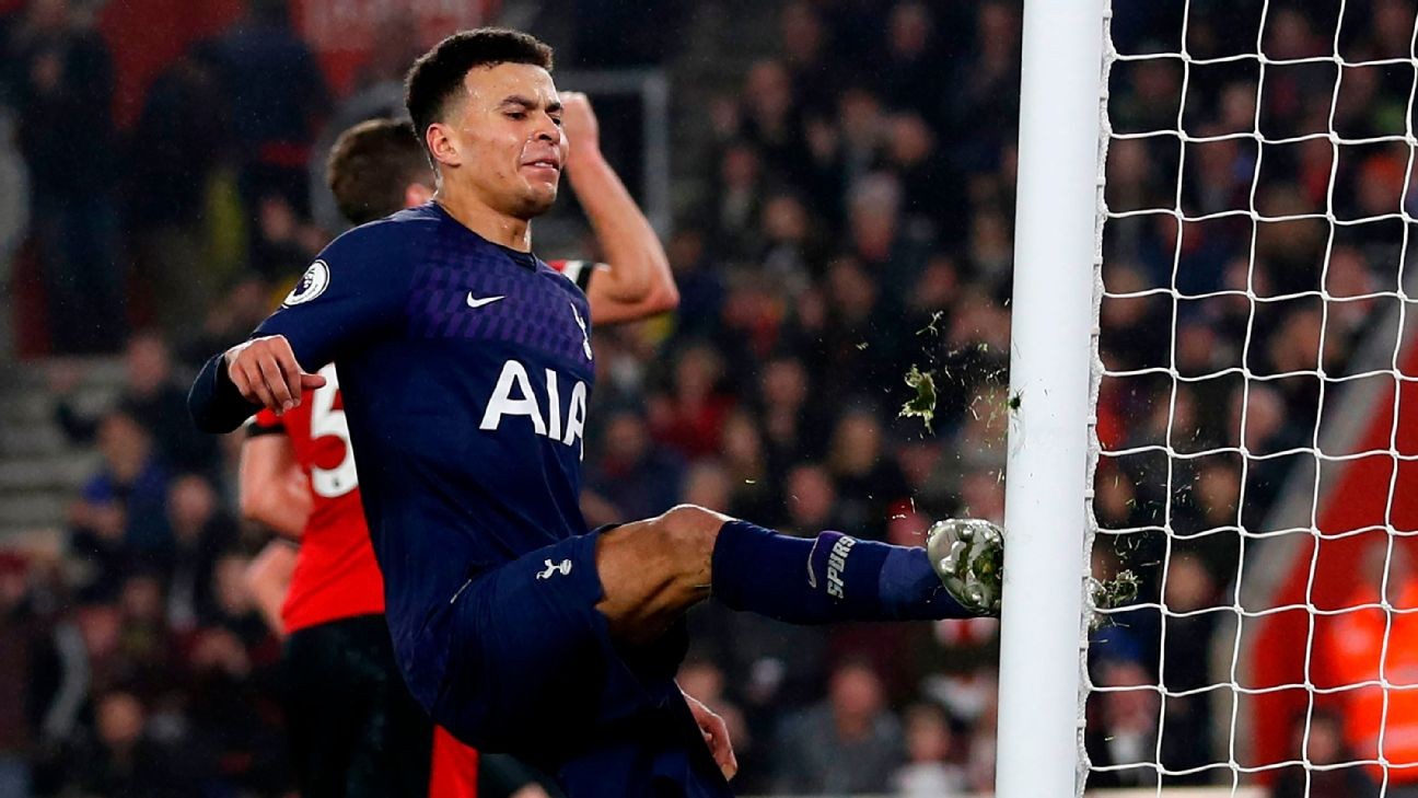 Alli, Alderweireld 4/10 as Spurs slump to start 2020