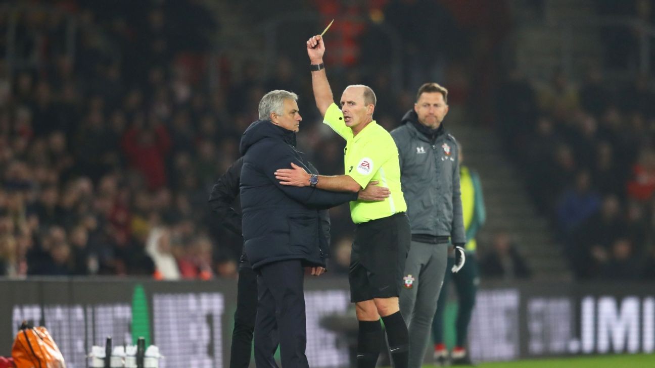 Mourinho: Yellow card was fair because I was rude to an idiot
