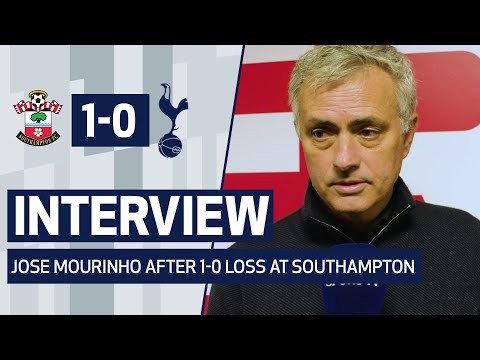 INTERVIEW | JOSE MOURINHO ON SOUTHAMPTON DEFEAT