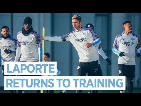 LAPORTE IS BACK AND MENDY LEARNS A NEW TRICK | MAN CITY TRAINING