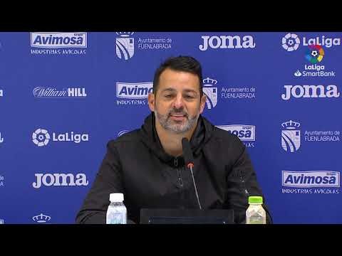 Rueda de prensa de  Baldomero Hermoso tras el CF Fuenlabrada vs UD Las Palmas (0-0)
