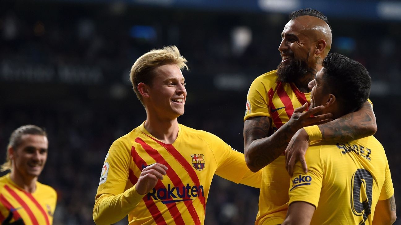 Wu Lei strikes late as Espanyol and Barcelona draw in Catalan derby