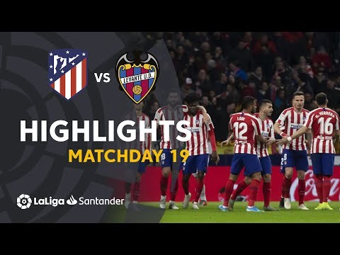 Highlights Atletico Madrid vs Levante UD (2-1)