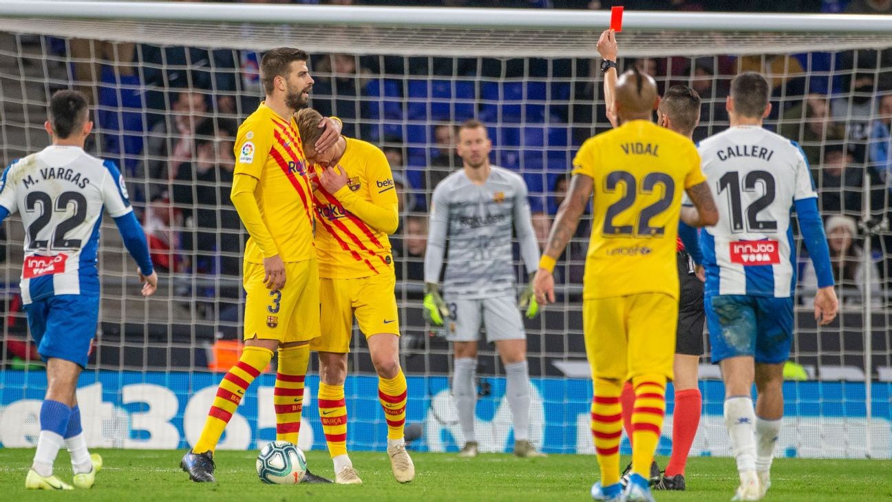 Barcelona's De Jong gets 4/10 as miscues prove costly in Espanyol draw