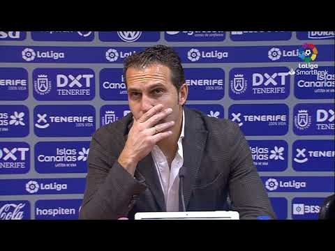 Rueda de prensa de  Rubén Baraja tras el CD Tenerife vs Albacete BP (4-2)