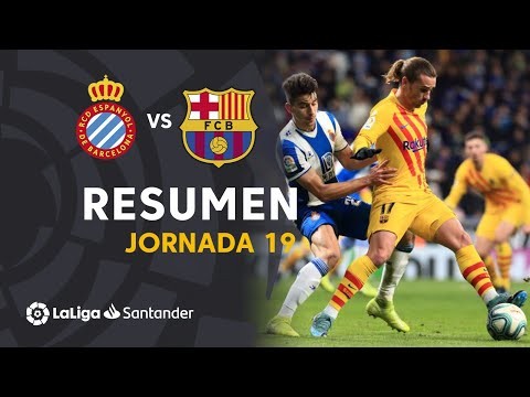 Resumen de RCD Espanyol vs FC Barcelona (2-2)
