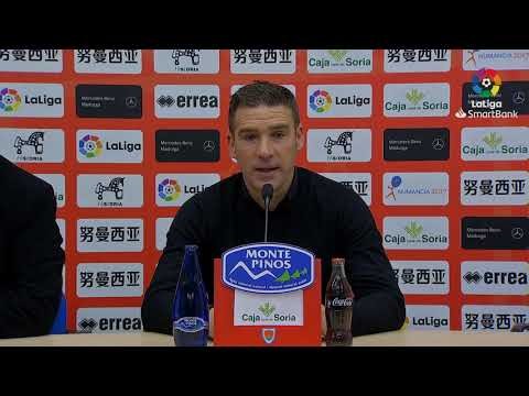 Rueda de prensa de  Luis Carrión tras el CD Numancia vs RC Deportivo (0-1)