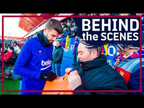 [BEHIND THE SCENES] All smiles at the Estadi Johan Cruyff