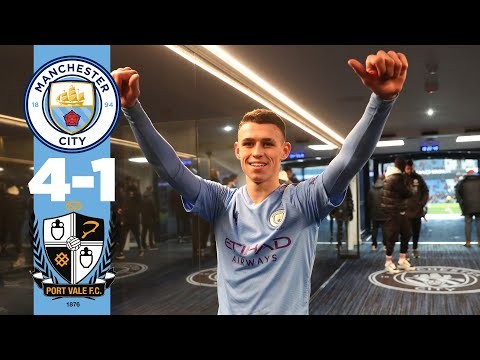 FA CUP HIGHLIGHTS | MAN CITY 4-1 PORT VALE | ZINCHENKO, AGUERO, HARWOOD-BELLIS, FODEN