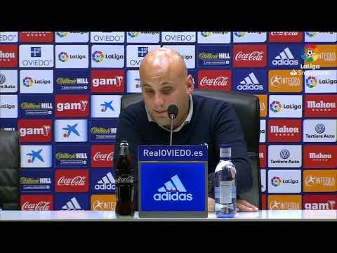 Rueda de prensa de Javier Rozada tras el Real Oviedo vs Málaga CF (1-1)