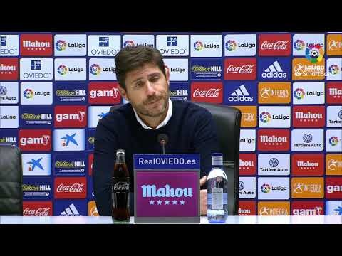 Rueda de prensa de Víctor Sánchez del Amo tras el Real Oviedo vs Málaga CF (1-1)