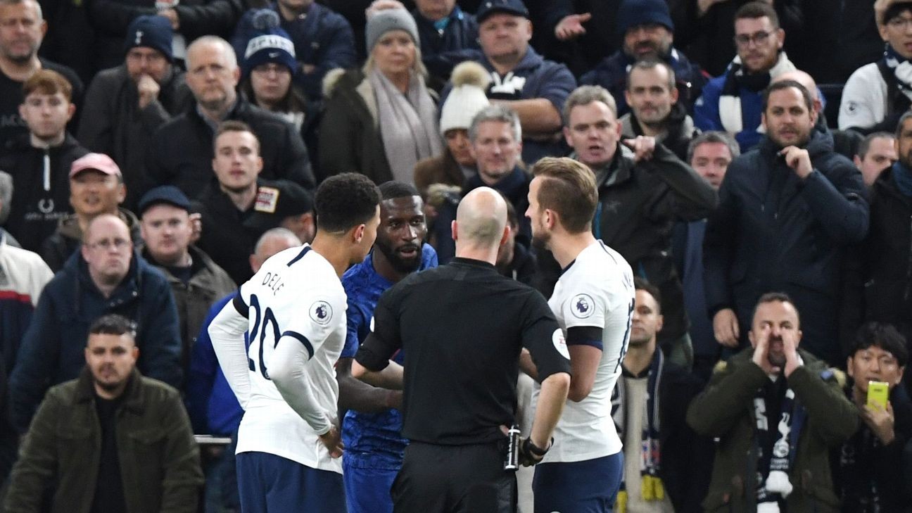 Tottenham: No evidence of Rudiger racist abuse during Chelsea match