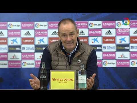 Rueda de prensa de Víctor Fernández tras el Real Zaragoza (2-0) Real Sporting