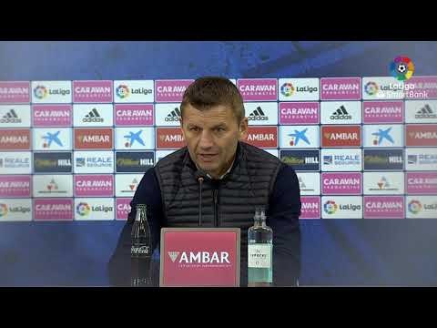 Rueda de prensa de Djukic tras el Real Zaragoza (2-0) Real Sporting