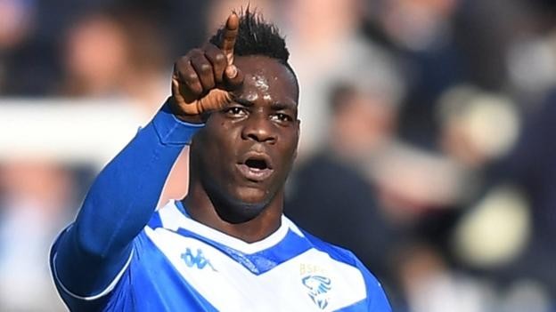 Mario Balotelli: Lazio fined 20,000 euros for racist abuse of Brescia striker