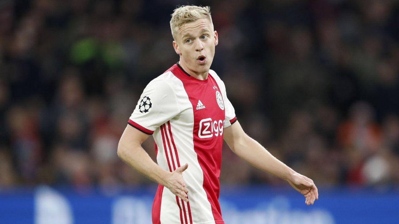 Man United consider move for Ajax's Van de Beek - sources