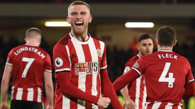 Sheffield United 1-0 West Ham United: Oli McBurnie's winner sends Blades fifth