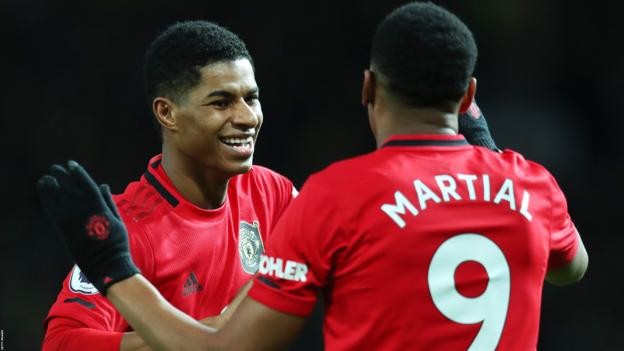 Manchester United 4-0 Norwich City: Marcus Rashford scores twice on 200th appearance