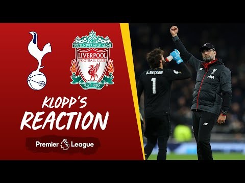 Klopp's Reaction: We had to fight hard for the win | Tottenham vs Liverpool