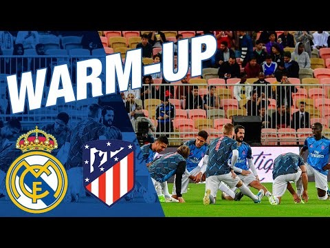 Real Madrid's warm-up ahead of the Super Cup final against Atleti!