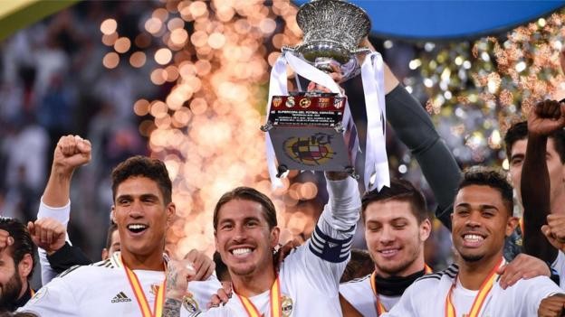 Spanish Super Cup: Real Madrid beat Atletico Madrid on penalties