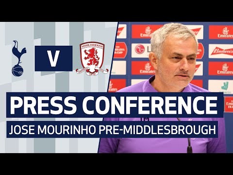 PRESS CONFERENCE | JOSE MOURINHO PREVIEWS MIDDLESBROUGH CUP REPLAY