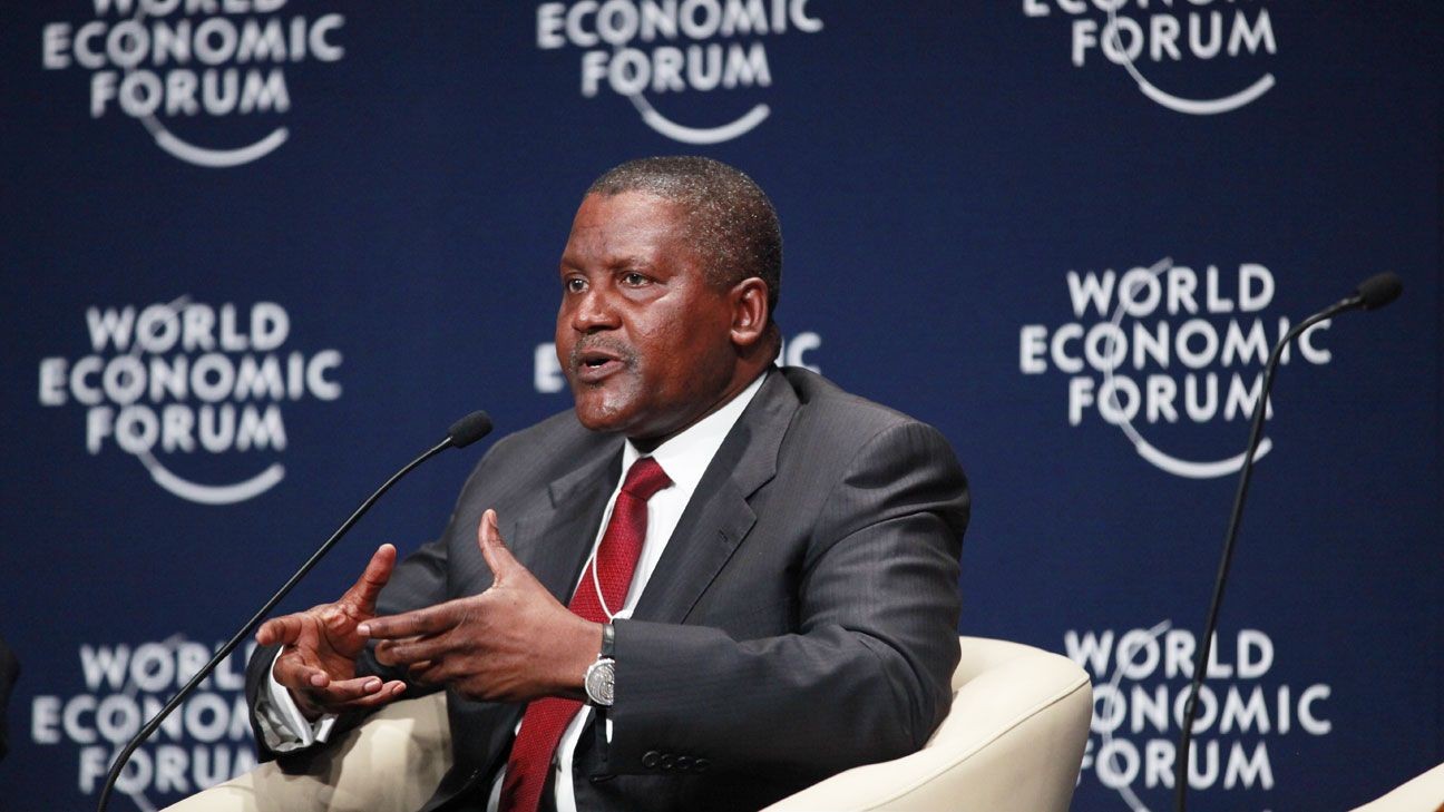 Billionaire Dangote talks up Arsenal purchase in 2021
