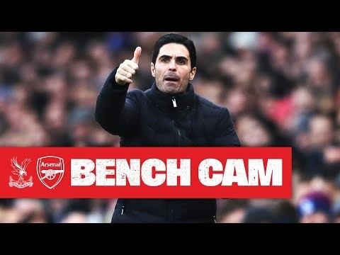 BENCH CAM | Crystal Palace 1-1 Arsenal | Premier League