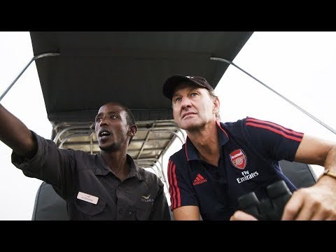 Arsenal legend Tony Adams goes on safari! | Visit Rwanda x Arsenal