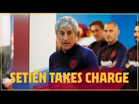 Quique Setién's arrival at Ciutat Esportiva