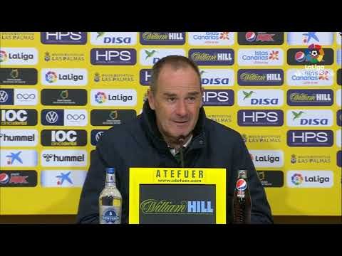 Rueda de prensa de Víctor Fernández tras el UD Las Palmas vs Real Zaragoza (0-1)